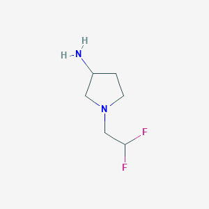 B2436155 1-(2,2-Difluoroethyl)pyrrolidin-3-amine CAS No. 1247592-29-5