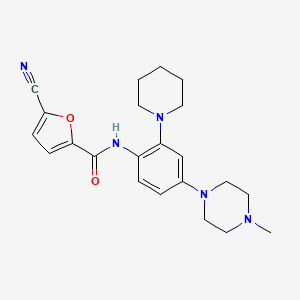 molecular formula C22H27N5O2 B2436168 c-Fms-IN-1 