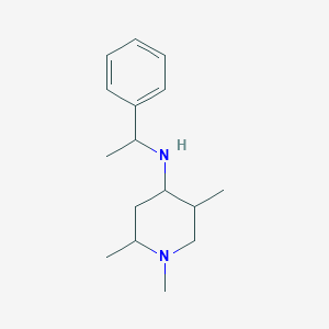 molecular formula C16H26N2 B2436336 (1-Phenyl-ethyl)-(1,2,5-trimethyl-piperidin-4-yl)-amine CAS No. 1005054-67-0