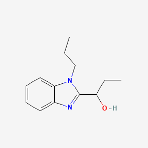 molecular formula C13H18N2O B2436364 1-(1-propyl-1H-1,3-benzodiazol-2-yl)propan-1-ol CAS No. 890640-88-7