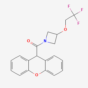 (3-(2,2,2-trifluoroethoxy)azetidin-1-yl)(9H-xanthen-9-yl)methanone