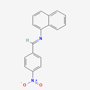 Naphthalen-1-YL-(4-nitro-benzylidene)-amine