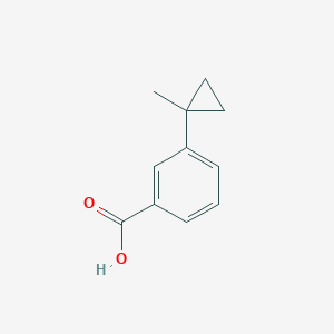 molecular formula C11H12O2 B2436404 3-(1-Methylcyclopropyl)benzoic acid CAS No. 131170-39-3