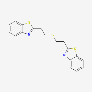 molecular formula C18H16N2S3 B2436414 Bis(2-(benzo[d]thiazol-2-yl)ethyl)sulfane CAS No. 3008-47-7