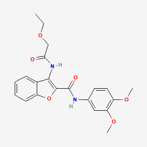 N-(3,4-dimethoxyphenyl)-3-(2-ethoxyacetamido)benzofuran-2-carboxamide