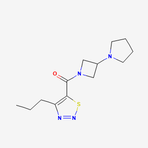 (4-Propylthiadiazol-5-yl)-(3-pyrrolidin-1-ylazetidin-1-yl)methanone