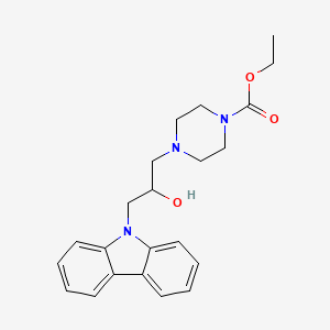 ethyl 4-[3-(9H-carbazol-9-yl)-2-hydroxypropyl]-1-piperazinecarboxylate