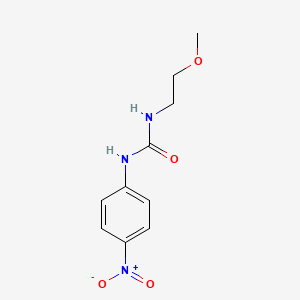 3-(2-Methoxyethyl)-1-(4-nitrophenyl)urea