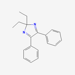 molecular formula C19H20N2 B2436476 2,2-Diethyl-4,5-diphenyl-2H-imidazole CAS No. 55682-35-4