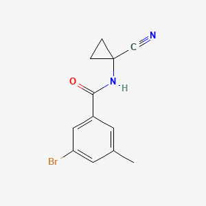 3-Bromo-N-(1-cyanocyclopropyl)-5-methylbenzamide