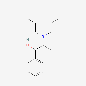 molecular formula C17H29NO B2436555 2-(Dibutylamino)-1-phenylpropan-1-ol CAS No. 114389-70-7; 115651-77-9