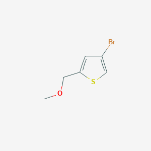 molecular formula C6H7BrOS B2436581 4-Bromo-2-(Methoxymethyl)thiophene CAS No. 141832-35-1