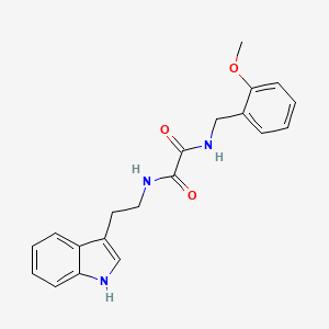 B2436646 N1-(2-(1H-indol-3-yl)ethyl)-N2-(2-methoxybenzyl)oxalamide CAS No. 941939-36-2