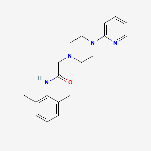 2-[4-(pyridin-2-yl)piperazin-1-yl]-N-(2,4,6-trimethylphenyl)acetamide