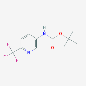molecular formula C11H13F3N2O2 B2436689 Tert-butyl (6-(trifluoromethyl)pyridin-3-yl)carbamate CAS No. 325457-86-1