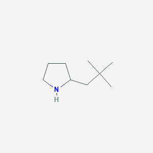 2-(2,2-Dimethylpropyl)pyrrolidine