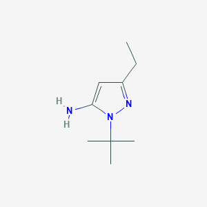 1-(tert-Butyl)-3-ethyl-1H-pyrazol-5-amine