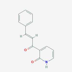 3-[(E)-3-Phenylprop-2-enoyl]-1H-pyridin-2-one