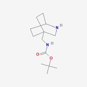 Tert-butyl N-(2-azabicyclo[2.2.2]octan-4-ylmethyl)carbamate