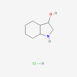 molecular formula C8H16ClNO B2436792 Octahydro-1H-indol-3-ol hydrochloride CAS No. 2230799-88-7