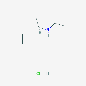 (1-Cyclobutylethyl)(ethyl)amine hydrochloride