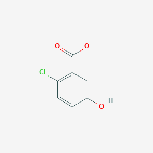 molecular formula C9H9ClO3 B2436805 Methyl 2-chloro-5-hydroxy-4-methylbenzoate CAS No. 2007917-41-9
