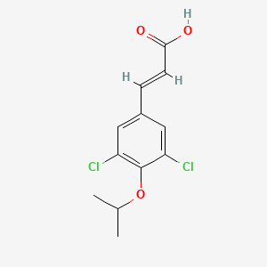 B2436858 (2E)-3-(3,5-Dichloro-4-isopropoxyphenyl)acrylic acid CAS No. 937599-11-6
