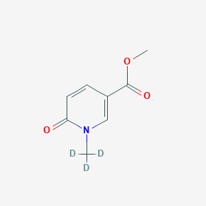 molecular formula C8H9NO3 B2436873 Methyl 1-(methyl-d3)-6-oxopyridine-3-carboxylate CAS No. 2140326-54-9