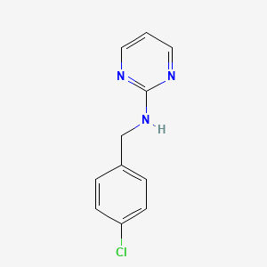 molecular formula C11H10ClN3 B2436888 N-(4-Chlorobenzyl)pyrimidin-2-amine CAS No. 23676-57-5