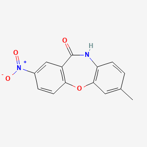 2-methyl-8-nitro-5H-benzo[b][1,4]benzoxazepin-6-one
