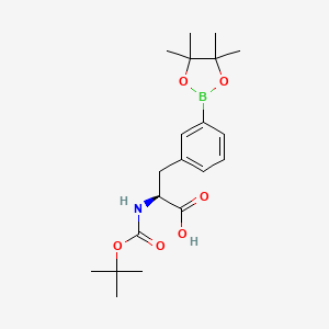 (2S)-2-[[(tert-Butoxy)carbonyl]amino]-3-[3-(tetramethyl-1,3,2-dioxaborolan-2-yl)phenyl]propanoic acid