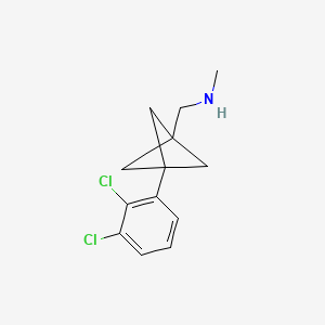 1-[3-(2,3-Dichlorophenyl)-1-bicyclo[1.1.1]pentanyl]-N-methylmethanamine