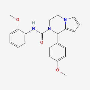 N-(2-methoxyphenyl)-1-(4-methoxyphenyl)-3,4-dihydropyrrolo[1,2-a]pyrazine-2(1H)-carboxamide