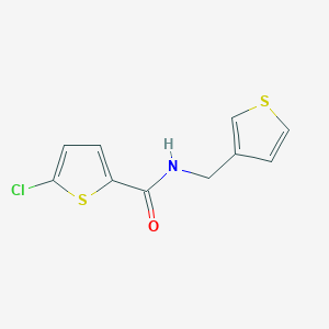 5-chloro-N-(thiophen-3-ylmethyl)thiophene-2-carboxamide