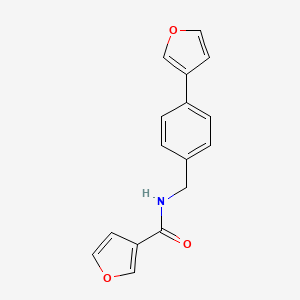 N-(4-(furan-3-yl)benzyl)furan-3-carboxamide