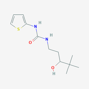 1-(3-Hydroxy-4,4-dimethylpentyl)-3-(thiophen-2-yl)urea