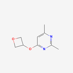 2,4-Dimethyl-6-(oxetan-3-yloxy)pyrimidine