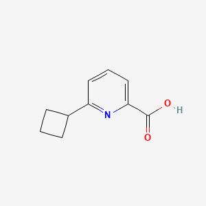 molecular formula C10H11NO2 B2437223 6-Cyclobutylpicolinic acid CAS No. 1443759-37-2