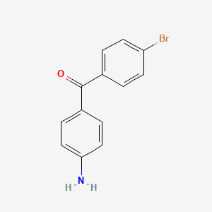 molecular formula C13H10BrNO B2437244 4-(4-bromobenzoyl)aniline CAS No. 40292-19-1