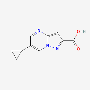 6-Cyclopropylpyrazolo[1,5-A]pyrimidine-2-carboxylic acid