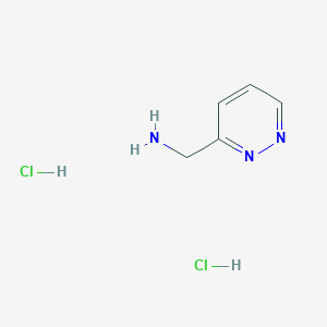 Pyridazin-3-ylmethanamine;dihydrochloride