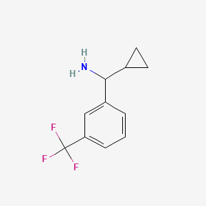 Cyclopropyl[3-(trifluoromethyl)phenyl]methanamine