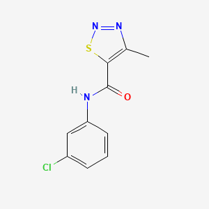 N-(3-chlorophenyl)-4-methyl-1,2,3-thiadiazole-5-carboxamide