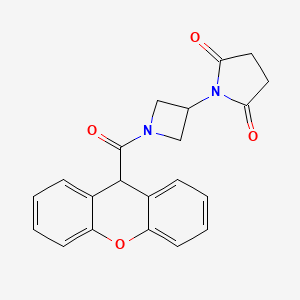 1-(1-(9H-xanthene-9-carbonyl)azetidin-3-yl)pyrrolidine-2,5-dione