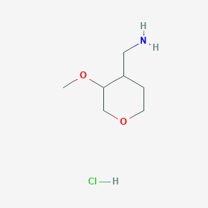 (3-Methoxyoxan-4-yl)methanamine hydrochloride