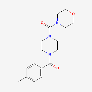 (4-(4-Methylbenzoyl)piperazin-1-yl)(morpholino)methanone
