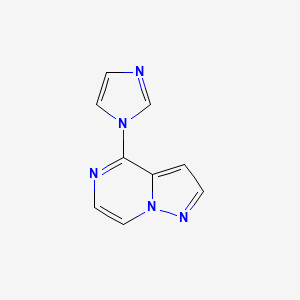 4-(1H-imidazol-1-yl)pyrazolo[1,5-a]pyrazine
