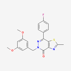 5-(3,5-dimethoxybenzyl)-7-(4-fluorophenyl)-2-methylthiazolo[4,5-d]pyridazin-4(5H)-one