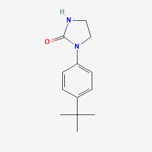 molecular formula C13H18N2O B2437438 1-(4-tert-butylphenyl)imidazolidin-2-one CAS No. 1092346-57-0
