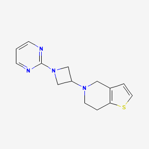 5-(1-Pyrimidin-2-ylazetidin-3-yl)-6,7-dihydro-4H-thieno[3,2-c]pyridine